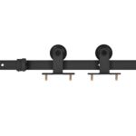 vidaXL Posuvné dvere s kovaním ESG sklo a hliník 76x205 cm – Obrázok 7