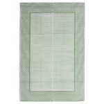 vidaXL Vonkajší koberec zelený 120x180 cm PP