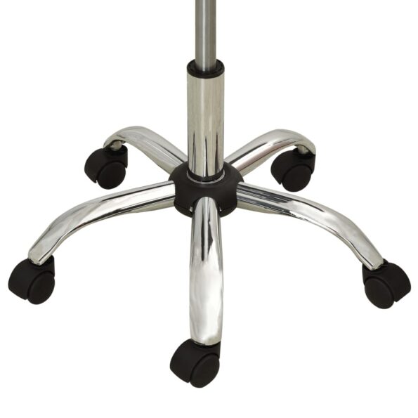 vidaXL Otočná jedálenská stolička biela umelá koža – Obrázok 6