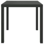 vidaXL 5-dielna záhradná jedálenská súprava a vankúše čierna polyratan – Obrázok 8