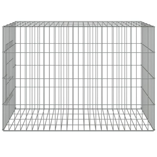 vidaXL Klietka pre králiky 78x54x54 cm pozinkované železo – Obrázok 3