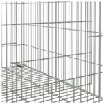 vidaXL Klietka pre králiky 78x54x54 cm pozinkované železo – Obrázok 6