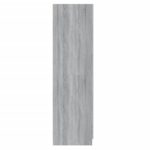 vidaXL Šatník sivý dub sonoma 80x52x180 cm spracované drevo – Obrázok 4