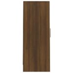 vidaXL Botník hnedý dub 32x35x92 cm spracované drevo – Obrázok 7