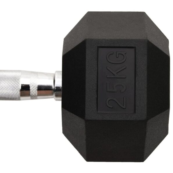 vidaXL Jednoručná činka 25 kg liatina – Obrázok 6