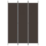 vidaXL 3-panelový paraván hnedý 150x220 cm látka – Obrázok 3