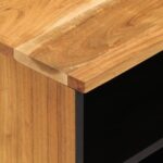 vidaXL TV skrinka 100x33x46 cm akáciový masív – Obrázok 8