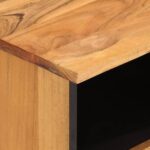 vidaXL TV skrinka 100x33x46 cm akáciový masív – Obrázok 8