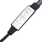 vidaXL Nočné stolíky 2 ks s LED, sivý dub sonoma 60x35x40 cm – Obrázok 11