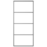 vidaXL Posuvné dvere s kovaním ESG sklo a hliník 90x205 cm – Obrázok 5