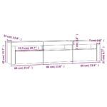 vidaXL TV skrinka s LED svetlami betónová sivá 180x35x40 cm – Obrázok 12