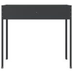 vidaXL Záhradné kvetináče 2 ks antracitové pozinkovaná oceľ – Obrázok 6