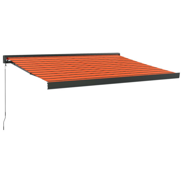 VXL8720845715779_a_en_hd_1.jpg vidaXL Zaťahovacia markíza oranžová a hnedá 3,5x2,5 m látka a hliník – Obrázok 2