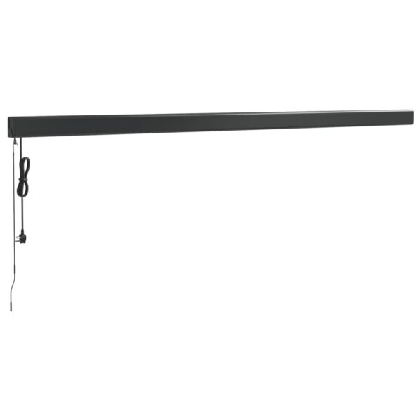 VidaXL Zaťahovacia markíza žltá a biela 5x3 m látka a hliník – Obrázok 6