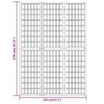 vidaXL Skladací paraván so 3 panelmi japonský štýl 120x170 cm – Obrázok 7