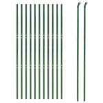 vidaXL Drôtený plot zelený 1,6x25 m pozinkovaná oceľ – Obrázok 3