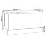 vidaXL Úložný box čierny 50x30x28 cm spracované drevo – Obrázok 10