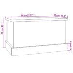 vidaXL Úložný box sivý sonoma 50x30x28 cm spracované drevo – Obrázok 10