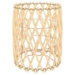 vidaXL Tienidlo na lampu hnedé Ø23x28 cm prútené – Obrázok 2