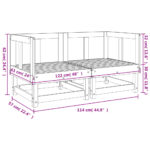 vidaXL Záhradné rohové pohovky 2 ks impregnovaná borovica – Obrázok 8