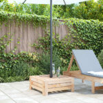 vidaXL Kryt na stojan na slnečník masívna borovica – Obrázok 3