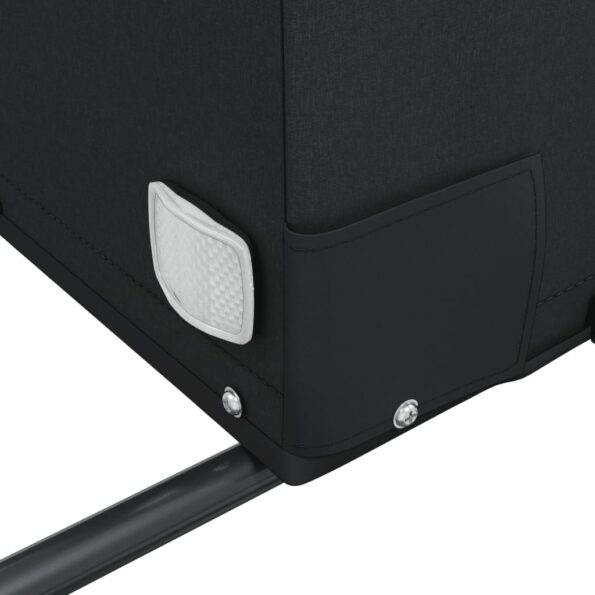 vidaXL Vozík za bicykel, čierny 30 kg, železo – Obrázok 10