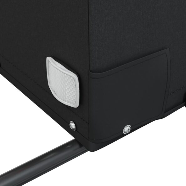 vidaXL Vozík za bicykel, čierno žltý 45 kg, železo – Obrázok 11