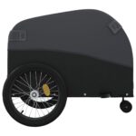 vidaXL Vozík za bicykel, čierny 45 kg, železo – Obrázok 7
