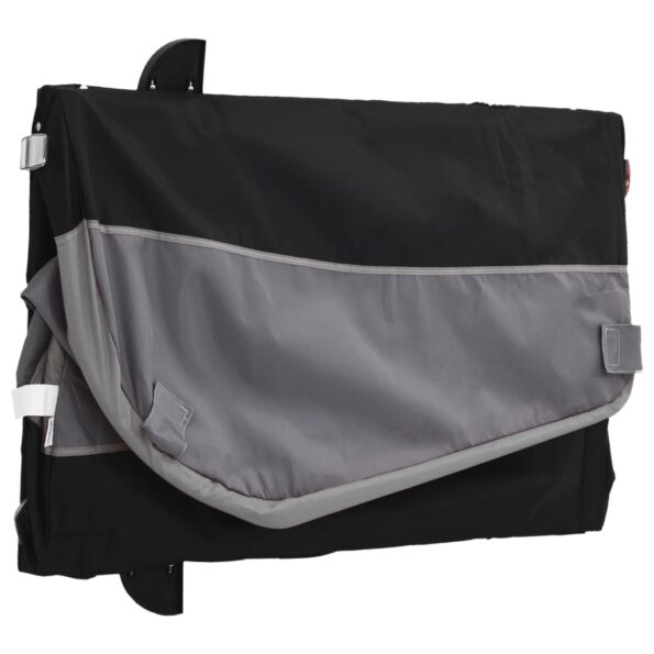 vidaXL Vozík za bicykel, čierno sivý 45 kg, železo – Obrázok 9