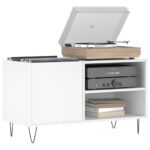 vidaXL Skrinka na platne biela 85x38x48 cm kompozitné drevo – Obrázok 3