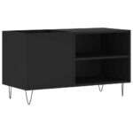 vidaXL Skrinka na platne čierna 85x38x48 cm kompozitné drevo – Obrázok 2