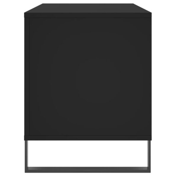 vidaXL Skrinka na platne čierna 100x38x48 cm kompozitné drevo – Obrázok 5
