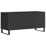 vidaXL Skrinka na platne čierna 100x38x48 cm kompozitné drevo – Obrázok 6