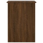vidaXL Stôl hnedý dub 100x55x75 cm spracované drevo – Obrázok 5
