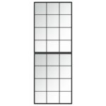 vidaXL Nástenné zrkadlá 2 ks čierne 80x60 cm kov – Obrázok 3