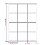 vidaXL Nástenné zrkadlá 2 ks čierne 80x60 cm kov – Obrázok 8