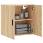 vidaXL Nástenná skrinka dub sonoma 60x31x60 cm kompozitné drevo – Obrázok 4