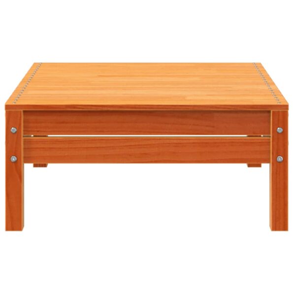 vidaXL Záhr. pohovka 3-miestna vosková hnedá borovicový masív – Obrázok 10