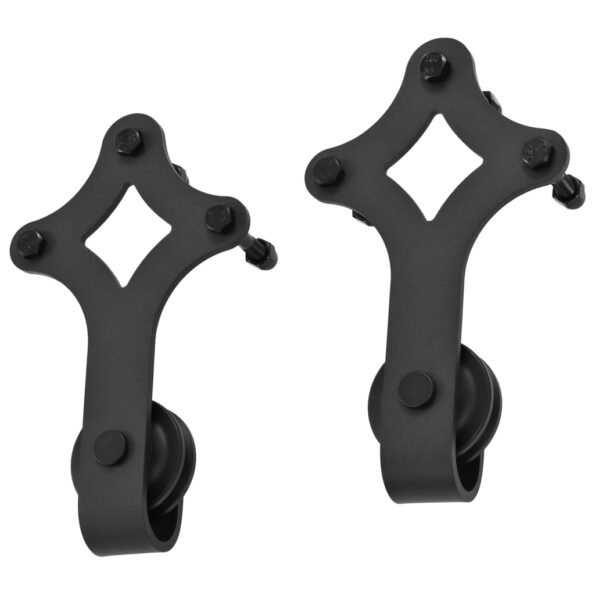 vidaXL Posuvné dvere so sadou kovania 90x210 cm borovicový masív – Obrázok 9