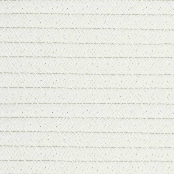 vidaXL Úložný kôš béžovo-biely Ø40x35 cm bavlna – Obrázok 8