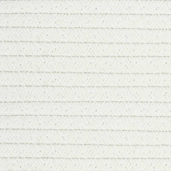 vidaXL Kôš na bielizeň sivý a biely Ø60x36 cm bavlna – Obrázok 8