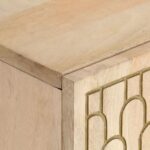 vidaXL TV skrinka 105x33x46 cm masívne mangovníkové drevo – Obrázok 6