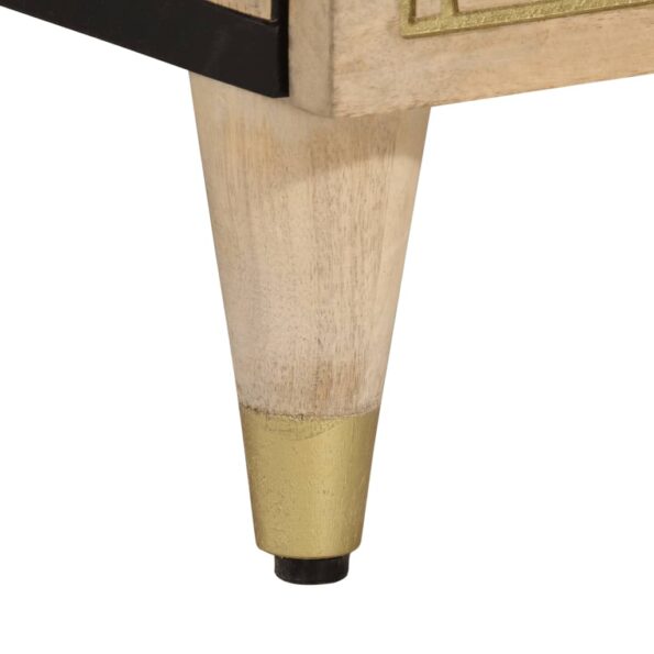 vidaXL TV skrinka 105x33x46 cm masívne mangovníkové drevo – Obrázok 8