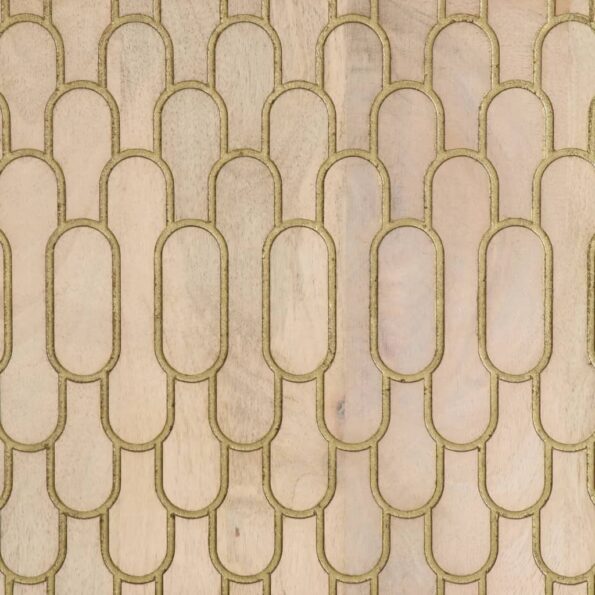 vidaXL TV skrinka 105x33x46 cm masívne mangovníkové drevo – Obrázok 9