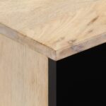 vidaXL TV skrinka 100x33x46 cm, mangový masív – Obrázok 6