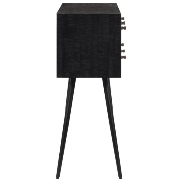 vidaXL Konzolový stolík so zásuvkami 116x30x76 cm recykl. tíkový masív – Obrázok 4