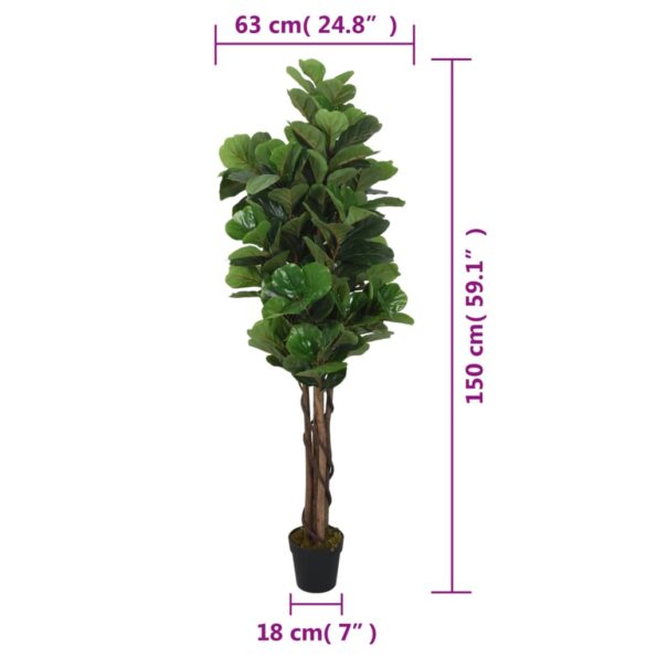 VXL8721012135253_g_en_hd_4.jpg vidaXL Umelý figovník 180 listov 150 cm zelený – Obrázok 5