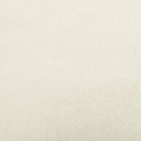 vidaXL Kreslo krémové 60 cm zamat – Obrázok 7