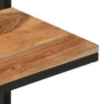 vidaXL Nástenná polička 40x30x50 cm masívne akáciové drevo a železo – Obrázok 7