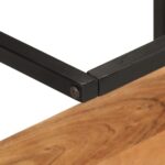 vidaXL Nástenná polička 40x30x50 cm masívne akáciové drevo a železo – Obrázok 8